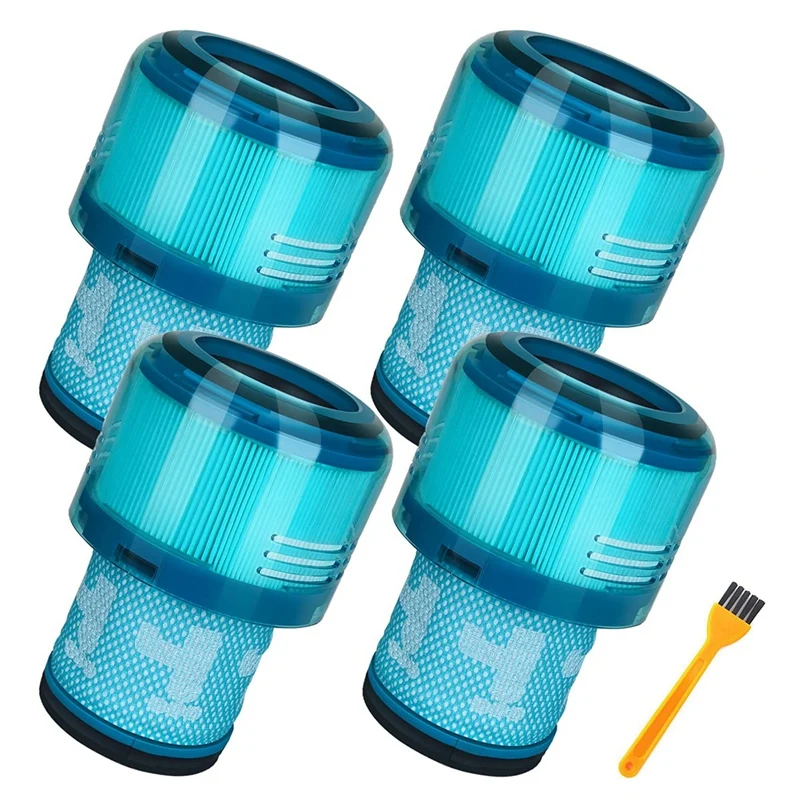 

4 Pack Replacement Washable Filters For Dyson V11 V15 SV14 Vacuum Cleaner Parts