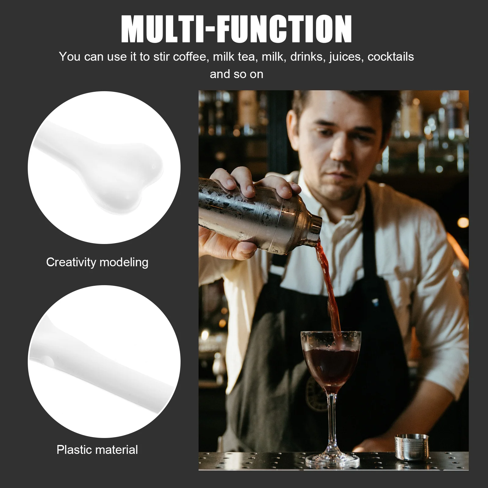 50 шт. палочки для коктейлей реквизит денег соевого соуса мешалка напитков кофе