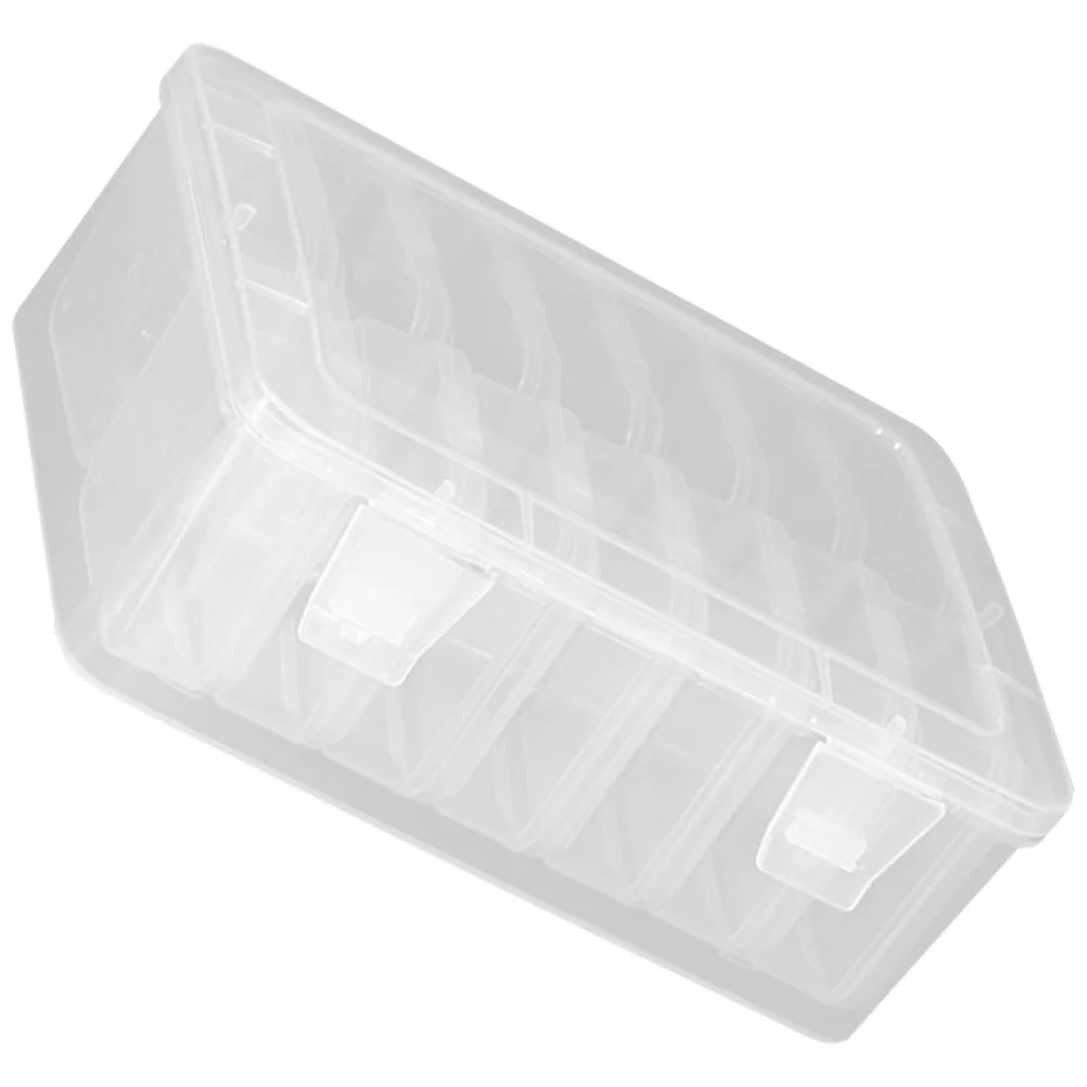 5 Sets Small Storage Box Organizer Lid Bead Containers Case Plastic Craft Organizers Jewelry Making