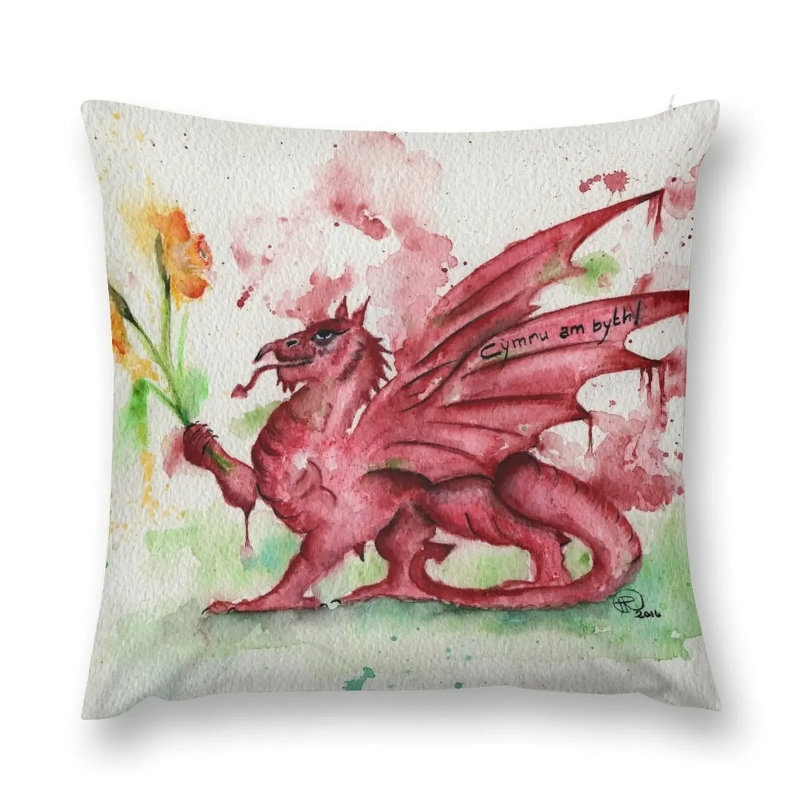 Волшебный дракон печатная наволочка полиэстер