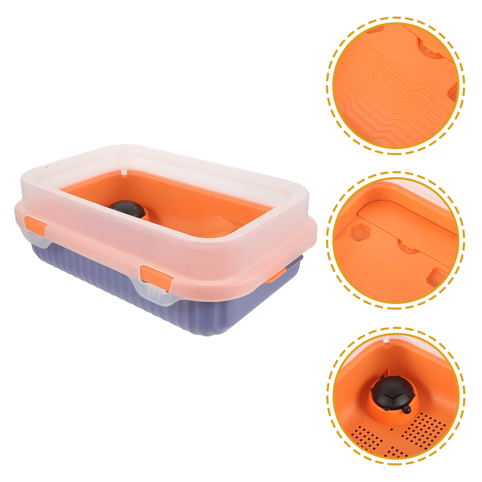

Turtle Plastic Box Tortoise Tank Platform Multifunction Terrarium Pp Aquarium Kit Container Habitat Accessories