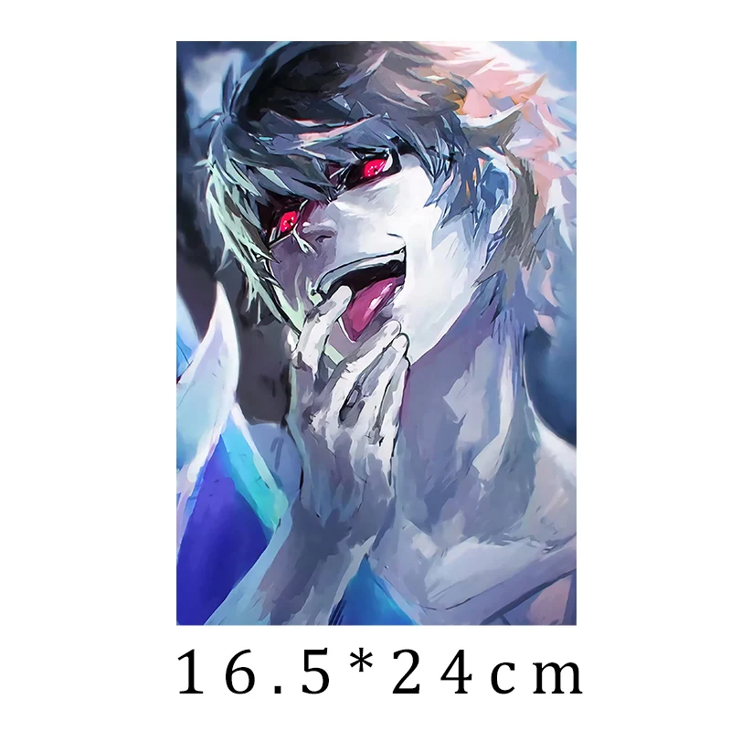 Мультяшные аниме Токийский Гуль канеки Кен теплопередающие наклейки боди арт