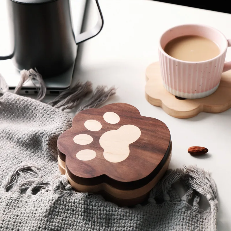 2 шт. деревянные подставки в виде кота | Дом и сад