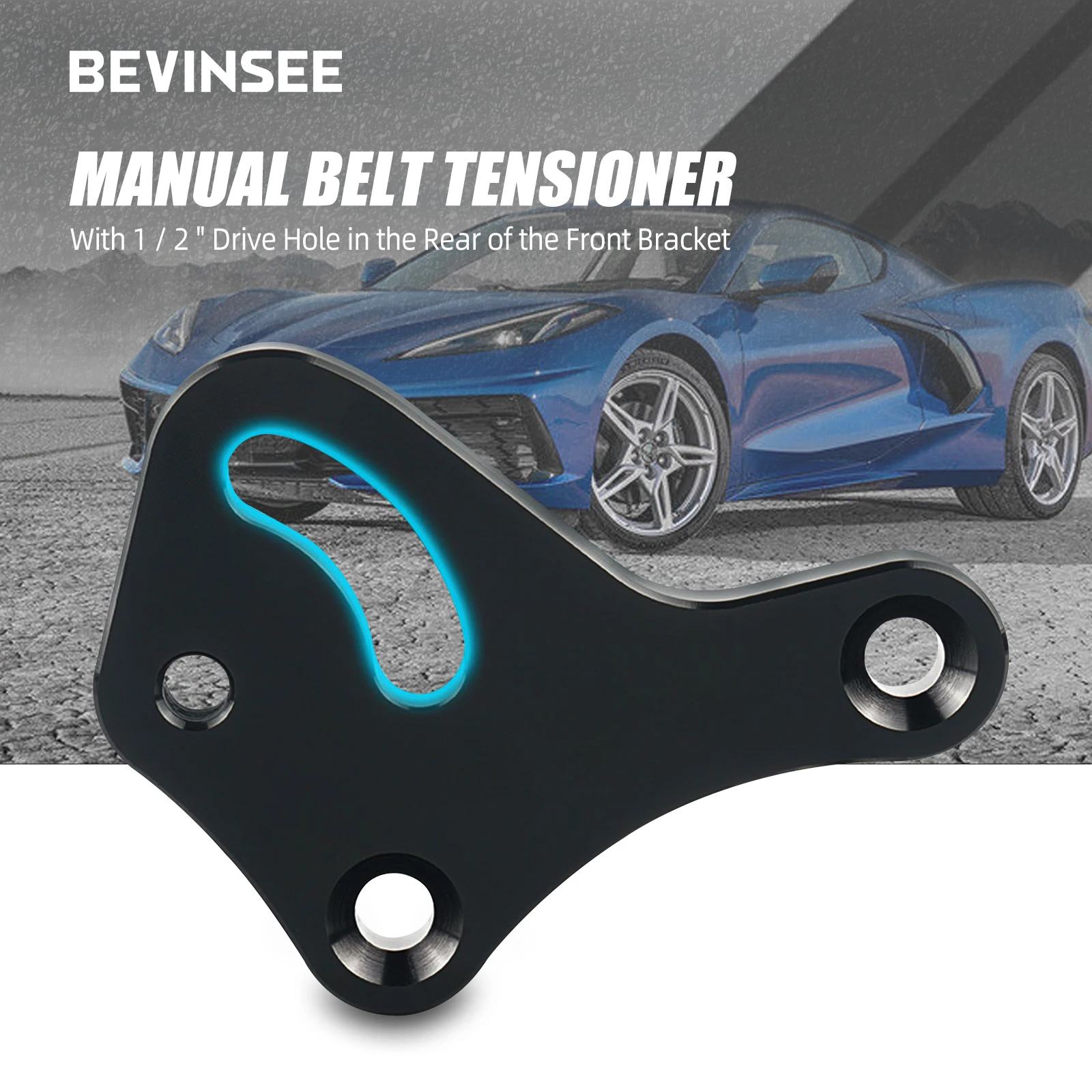 Ручной натяжитель ремня BEVINSEE LS со шкивом для Camaro Z28 SS 1998-02 гг. Firebird Formula Trans Am WS6 LS2 GTO