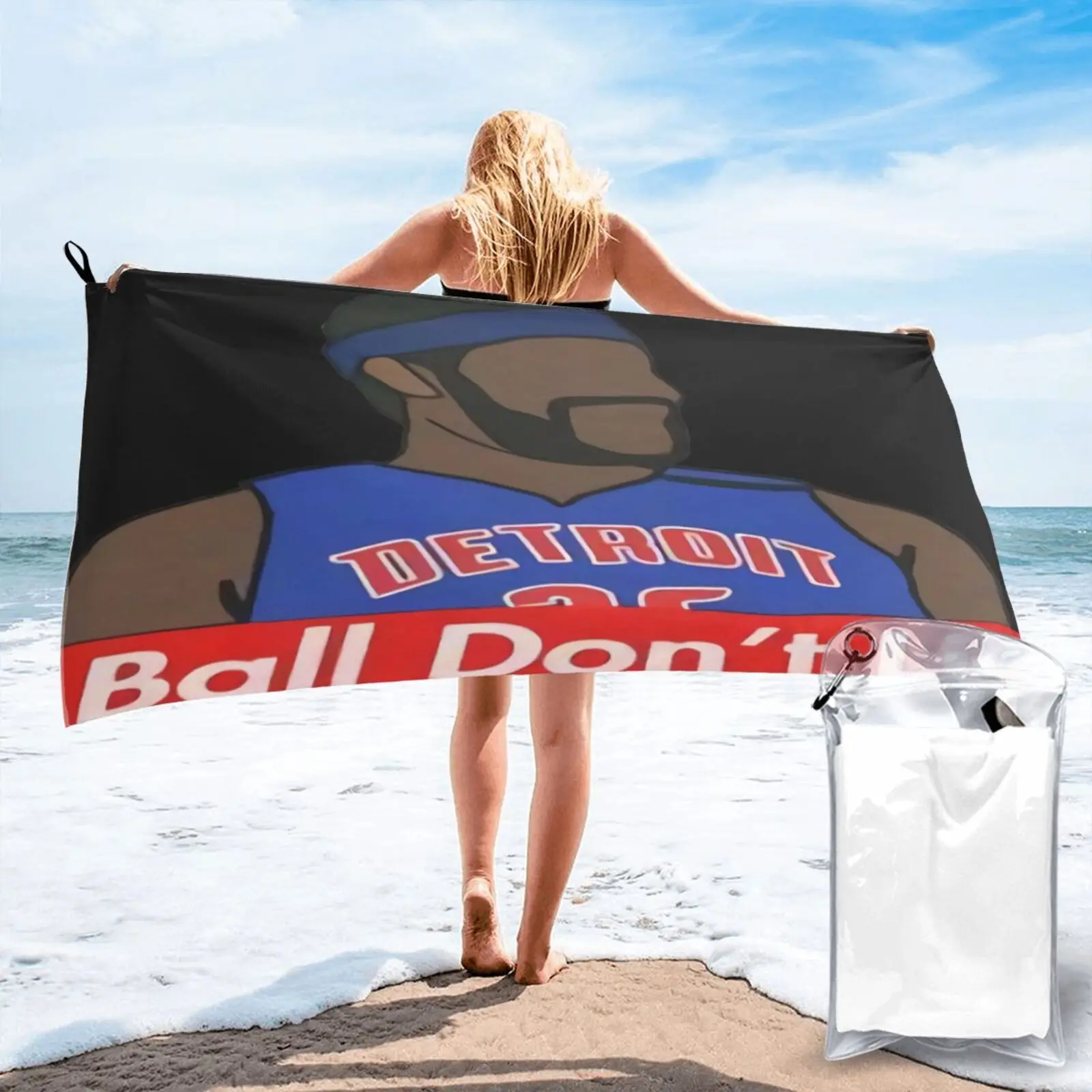 

Rasheed Wallace Basketball Player Ball Beach Towel Hand Towel Beach Cover Up Beach Blanket Beach Cover Up Bath Bath Hair Towel