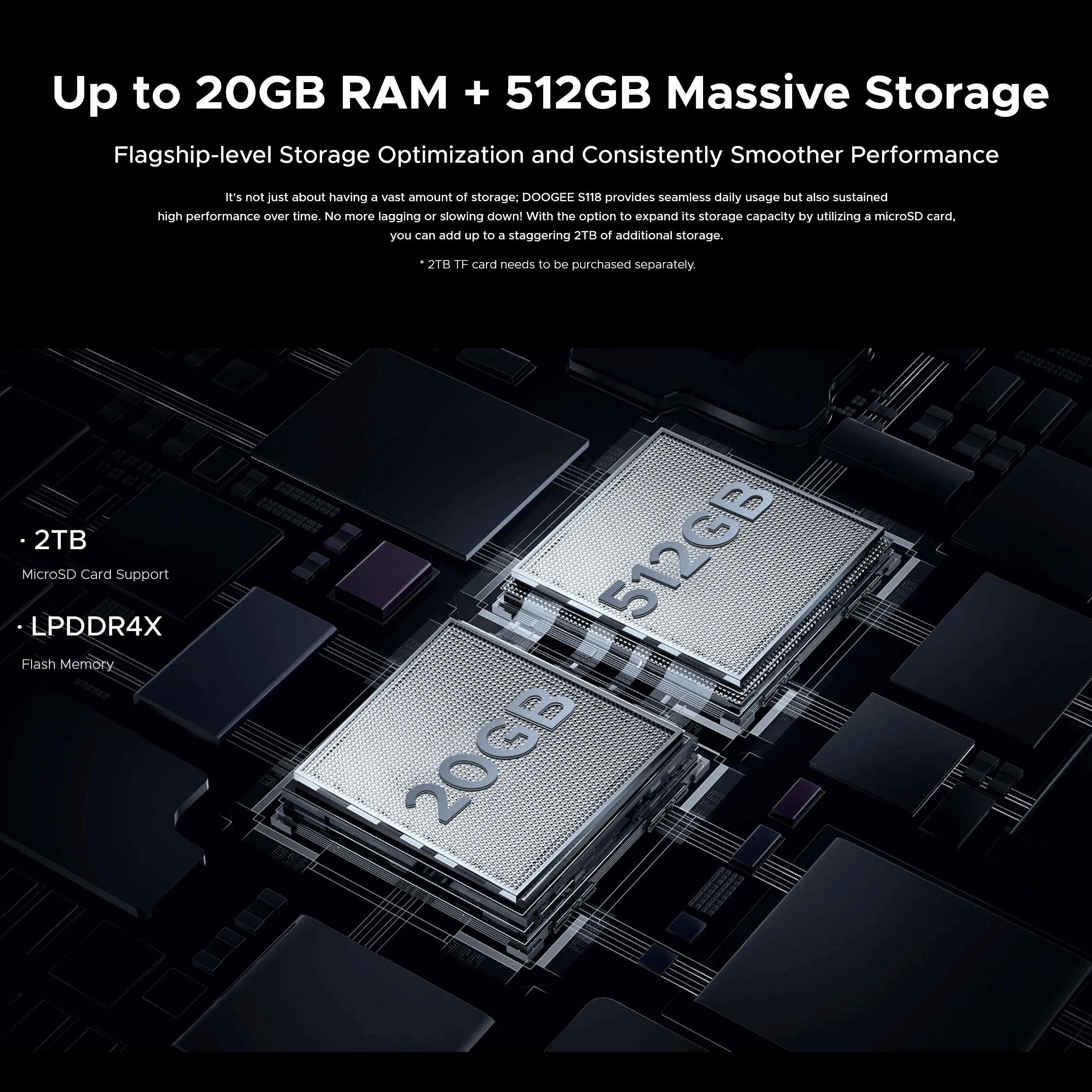 Фото DOOGEE S118 — защищенный телефон с 6,58-дюймовым экраном FHD+, процессором Helio G99, портативным телефоном, 8 ГБ оперативной памяти + 512 ГБ встроенной памяти, аккумулятором 10800 мАч, тройным модулем 50 МП, Android 1 №2