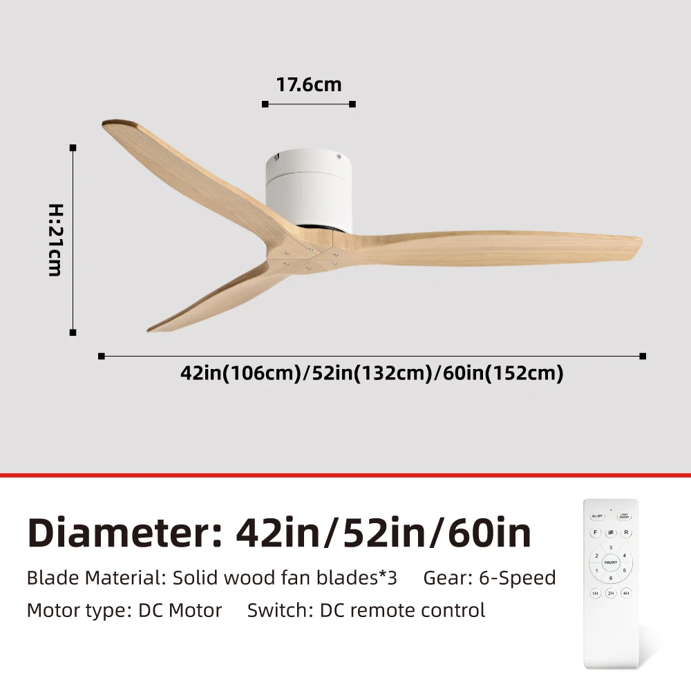 

FUMANJIA потолочный вентилятор 42/52/60 дюймов
