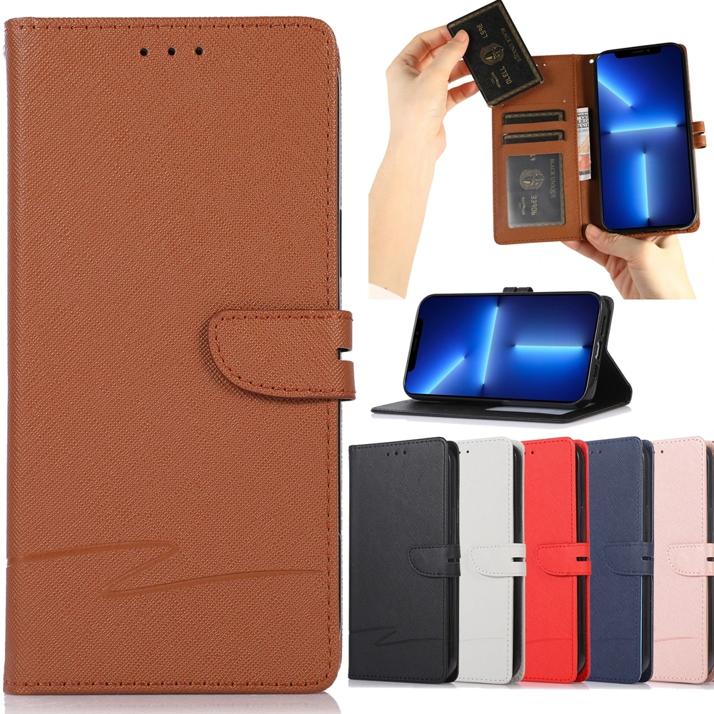 

ip 13 mini Flip Case for Coque iPhone 13 11 12 Pro Max X XS XR 6S 7 8 Plus Cases Luxury Line Leather Wallet Phone Cover Card Bag