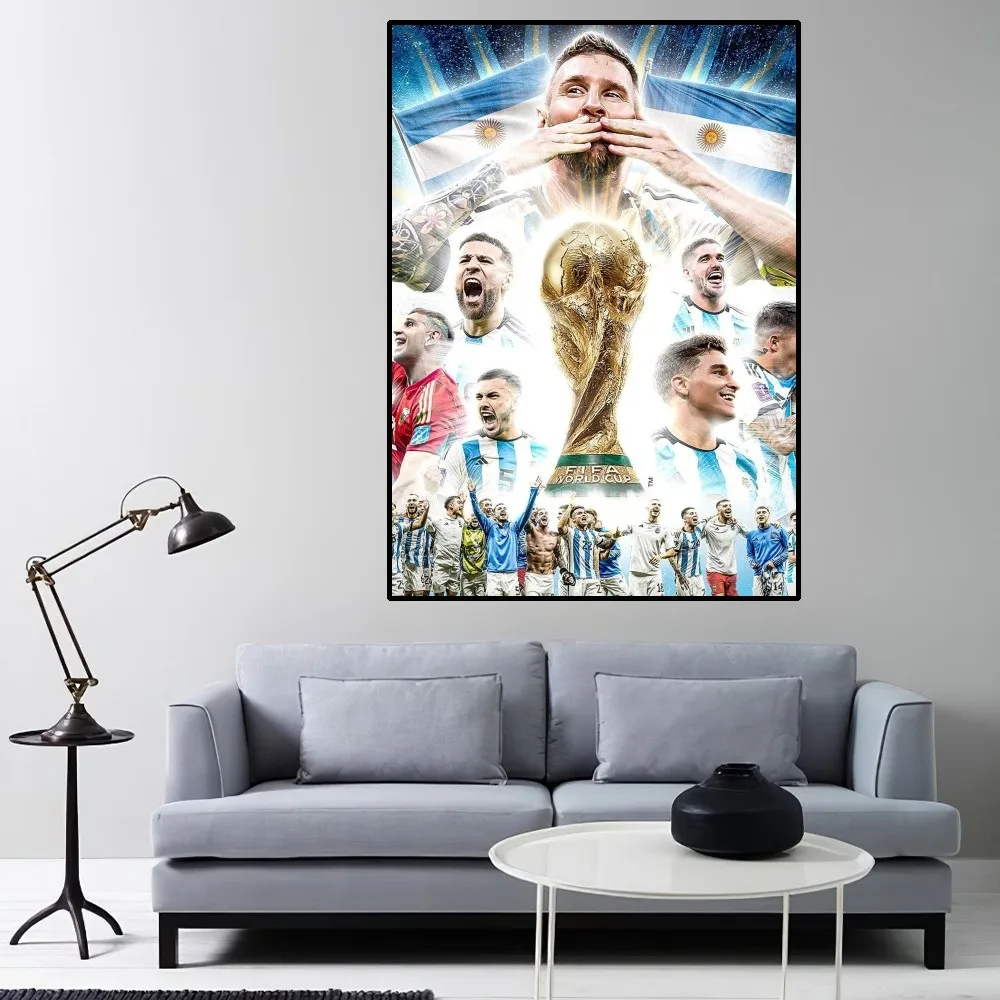 L-Lionel Foot Star M-плакат Месси домашний декор для комнаты гостиная спальня