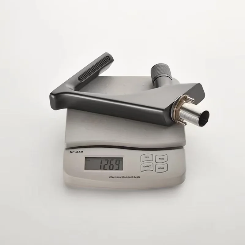 Роскошный латунный смеситель для раковины с водопадом современный одним