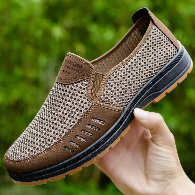 

Men Casual Shoes 2022 Summer New Men Sandals Air Mesh Lightweight Breathable Water Slip-on Shoes Men Sneakers Sandalias Mujer