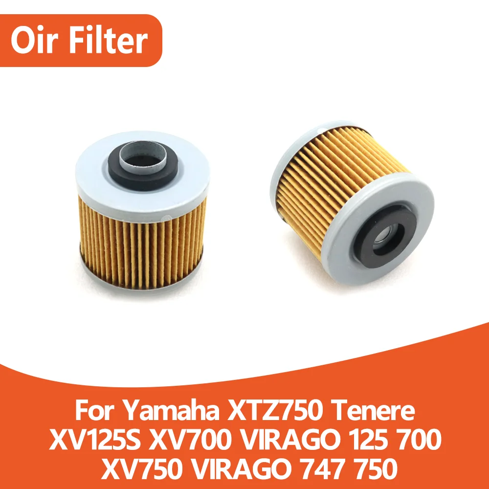 Фото Для Yamaha XTZ750 Tenere XV125S XV700 XV750 XV250 XV1100 VIRAGO 125 700 XV250 250 747 V-STAR XV535 535 масляный фильтр мотоцикла №1