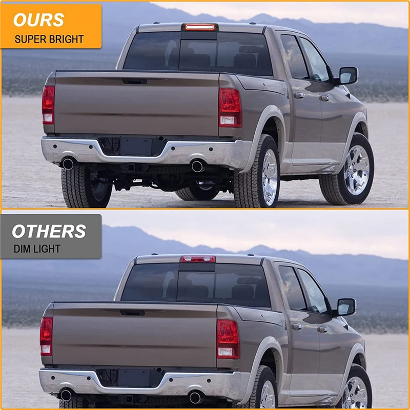 

Светодиодный третий стоп-сигнал для Dodge Ram 2009-2018, задний стоп светильник сигнал с высоким креплением 55372082AE 55372082AF