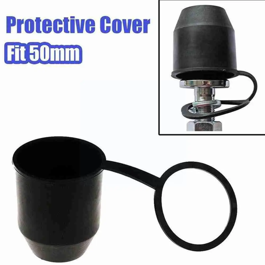 

50mm Tractor Ball Head For Trucks Semi-trailers Cars Ship Auto Black PVC Rubber Tow Ball Hitch Cover Protection Accessories P2U9