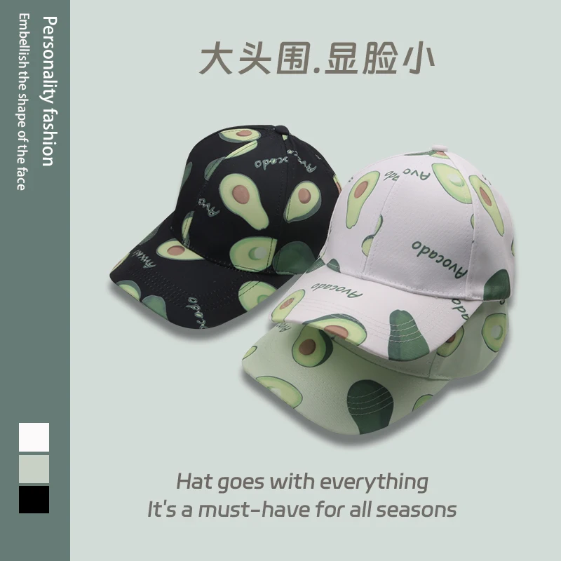 

Бейсболка Мужская/женская с принтом авокадо, Спортивная Кепка от солнца в Корейском стиле, для путешествий и занятий на открытом воздухе, для весны и лета