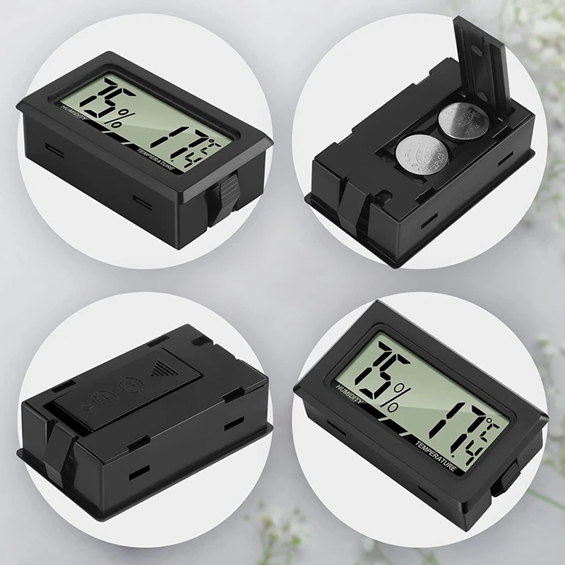 

For MINI LCD Digital Thermo-Hygrometer Thermometer Hygrometer For Office Baby Room Living Room