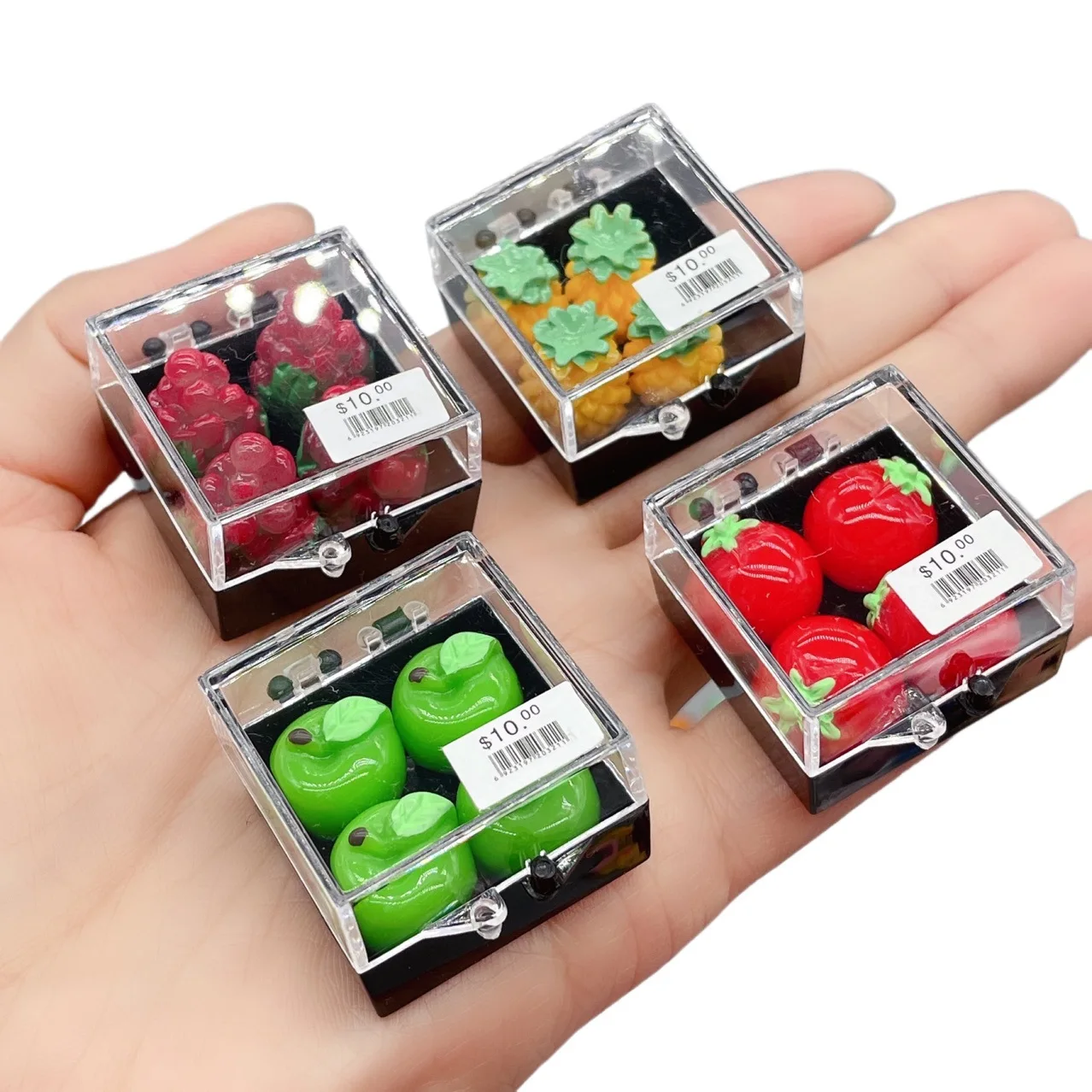 

Simulation Miniature Fruit Model Ornaments Strawberry Pretend Play Food Mini Kitchen for Barbies OB11 Doll House Accessories Toy