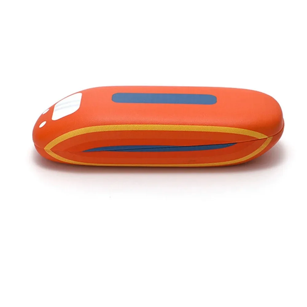 Портативный чехол для очков в форме поезда из искусственной кожи забавный