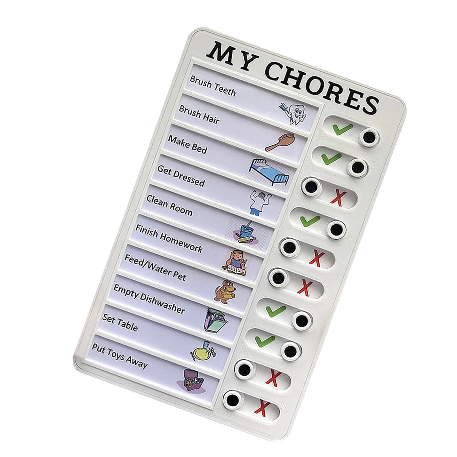 

Portable Chore Chart Memo Boards Chore Chart Memo Boards Responsibility Behavior Chart Planner to Do Calendar Daily Affairs for