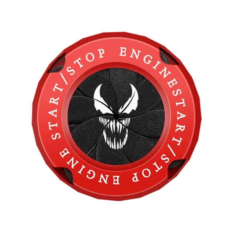 Onekey Start Stop Смайлик/кнопка Скелета Автомобильный/мотоцикл Выключатель Зажигания