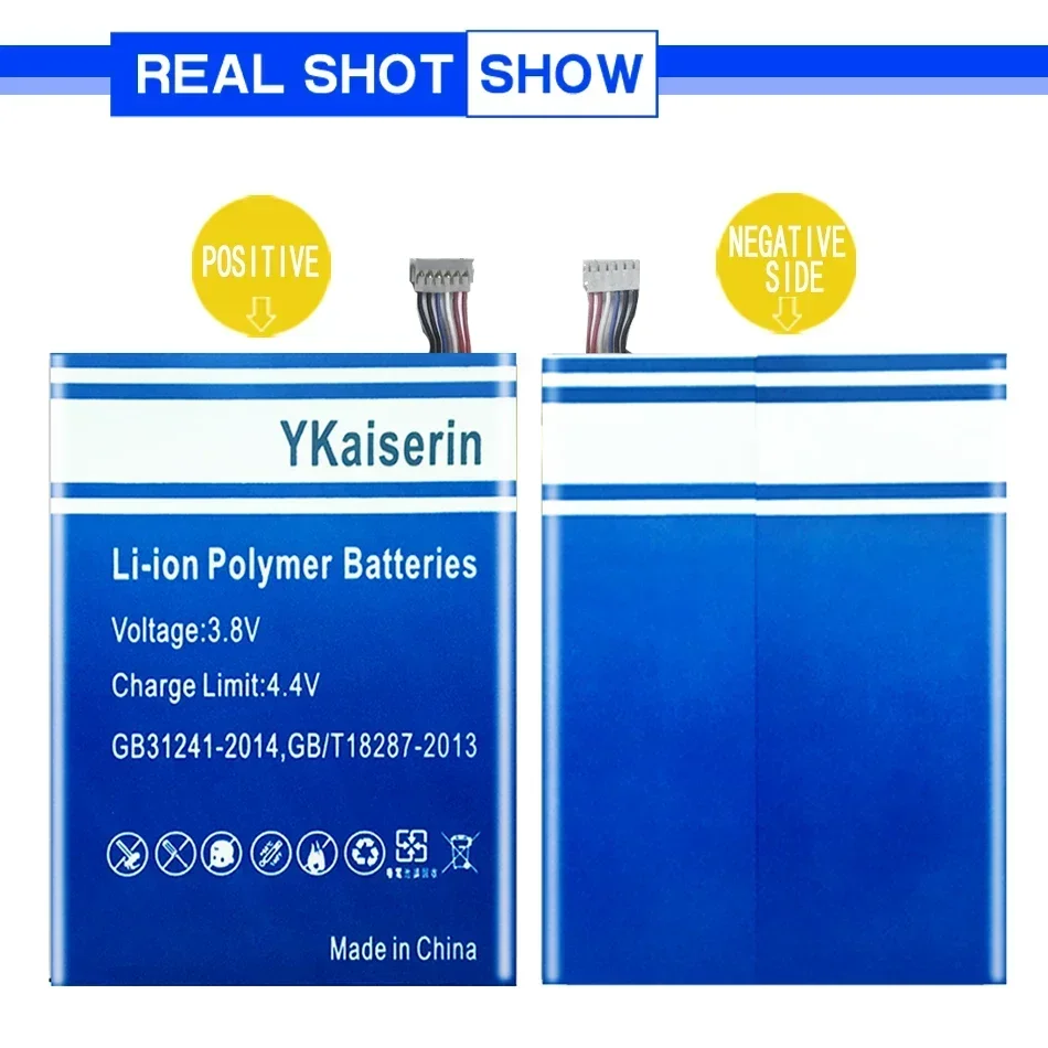 Аккумулятор большой емкости ykaisсеребрин Li3830T43P6h856337 4200 мАч для ZTE G719C N939St Blade S6 Lux Q7/-C