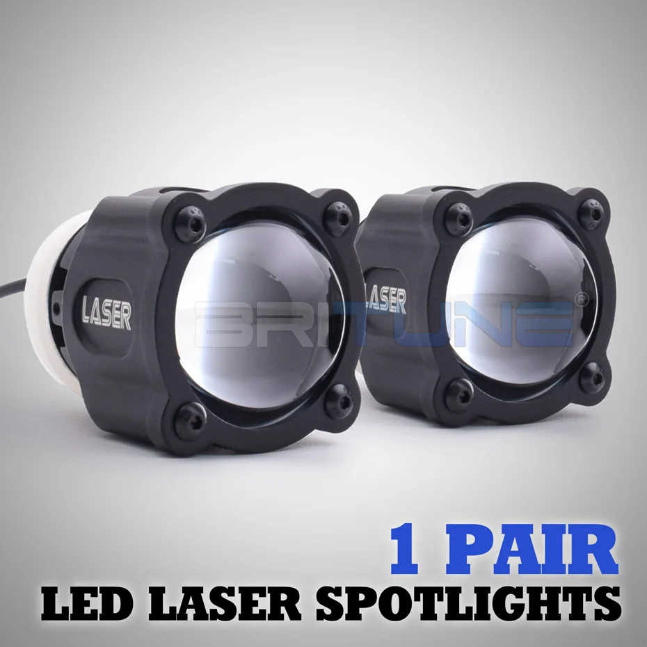 

54 Вт лазерный светодиодный линзы проектора 2,5 дюйма, вспомогательная фара дальнего света, рабочая лампа, модернизация H1 H7 9005 9006 H11, фонарь налобный, прожектор, лед лампы, аксессуары для авто