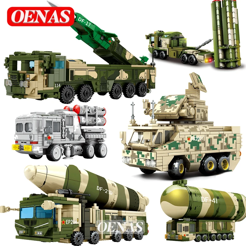 

Китайская военная ракета SEMBO MOC, строительные блоки, версия Q, для защиты, пуленепробиваемый автомобиль, модель грузовика, детские игрушки дл...