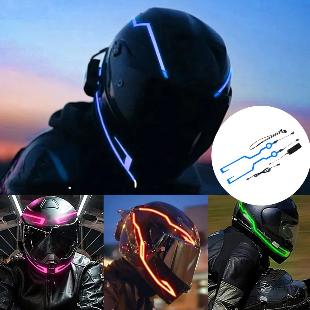 Предупреждающие огни для езды на велосипеде универсальный мотоциклетный шлем