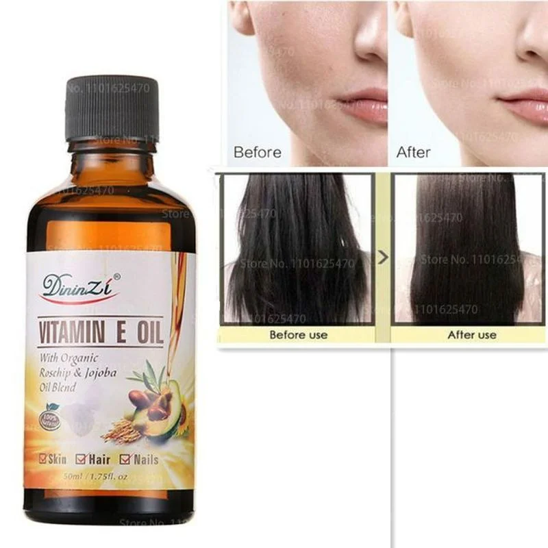 

Pure Organic Natural Vitamin E Oil Face Body Massage Spa Avocado Essential Oils Cold Pressed Moisturiser Serum 50ml