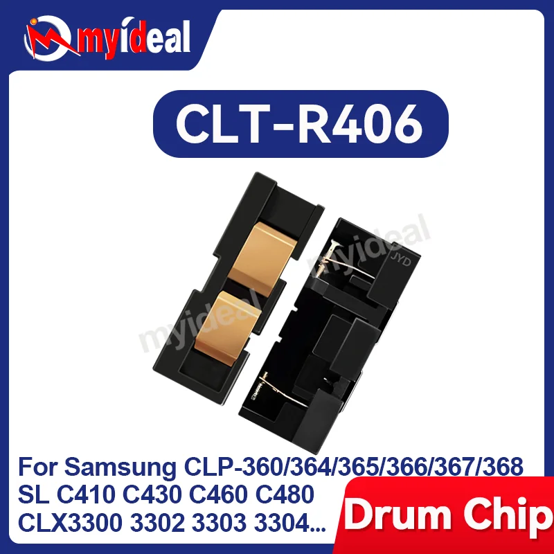 Фото CLT406S CLT R406 Чип барабана для Samsung CLP 360 365 CLX 3300 3305 3305w C460 C460w C410w C 410w 460w Сброс картриджа с изображением №1
