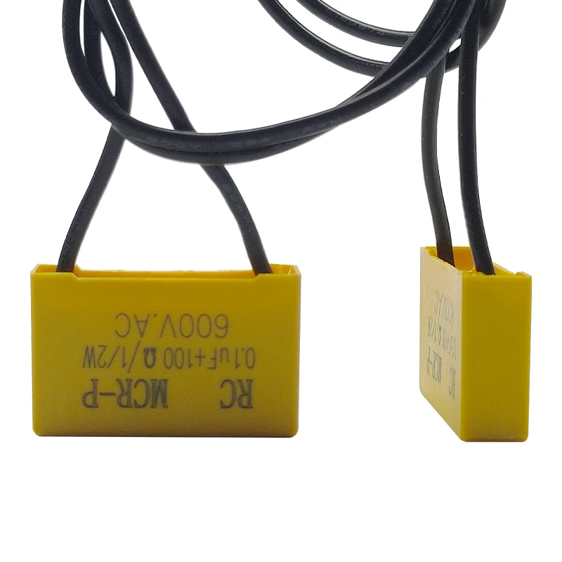 10 шт. RC дуговой прерыватель 0 1 мкФ100R1/2 Вт 600 В контактор реле