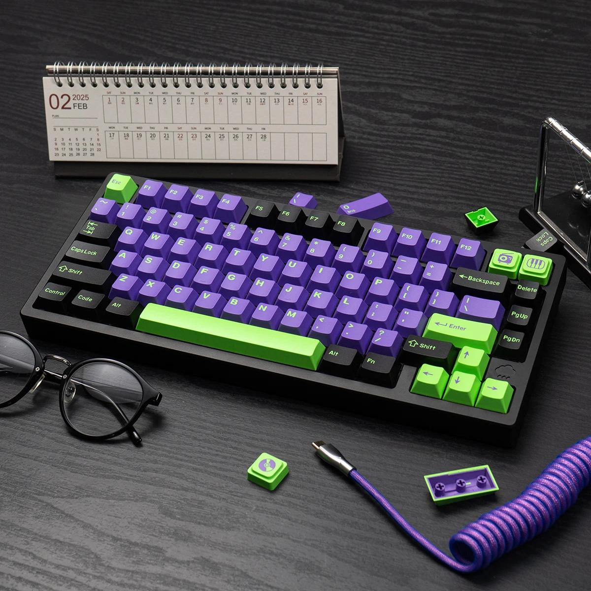 Фото GMK Keycap Double Shot GMK WOB/BOW/Rome PBT Колпачки для клавиш Cherry Profile Наборы колпачков для клавиш MX Switch Механическая клавиатура ISO 7u клавиши №2