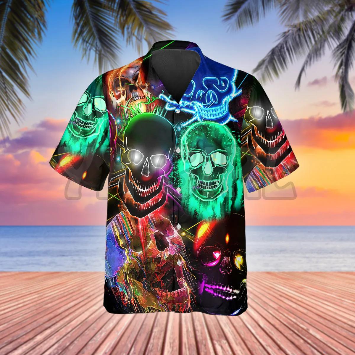 Lucky Dice Spades Gambling Skull 3D All Over Printed Hawaiian Shirt Men's For Women's Harajuku Casual Shirt Unisex