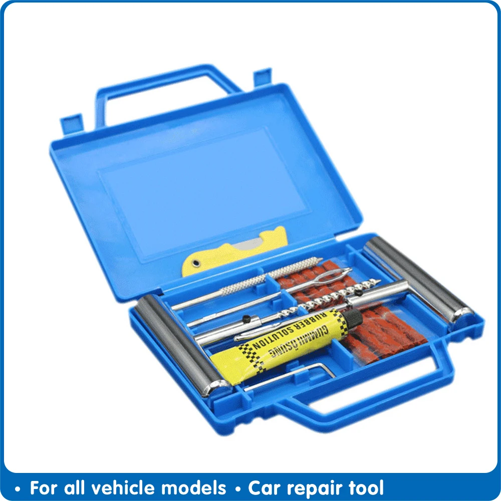 

Tire Puncture Repair Kit Car Van Motorcycle Repair Tools Emergency Heavy Duty Tubeless Tire Repair Kit Plug Auto Van Accessories