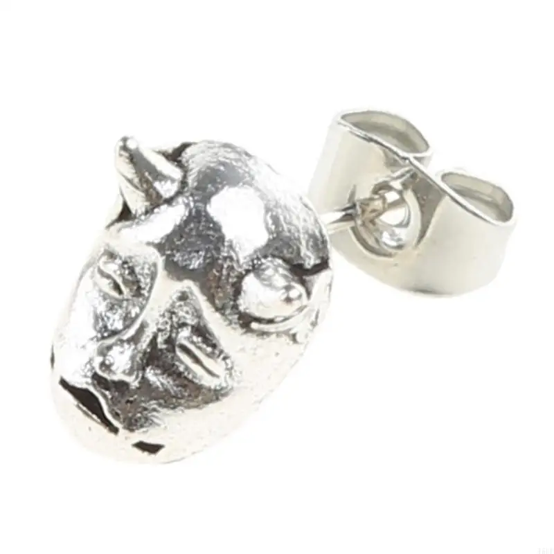 T5Uf Fashion Devil Prajna Skull Wears Trend Rogned Серьги для лица прохладные серьги -хрустяки