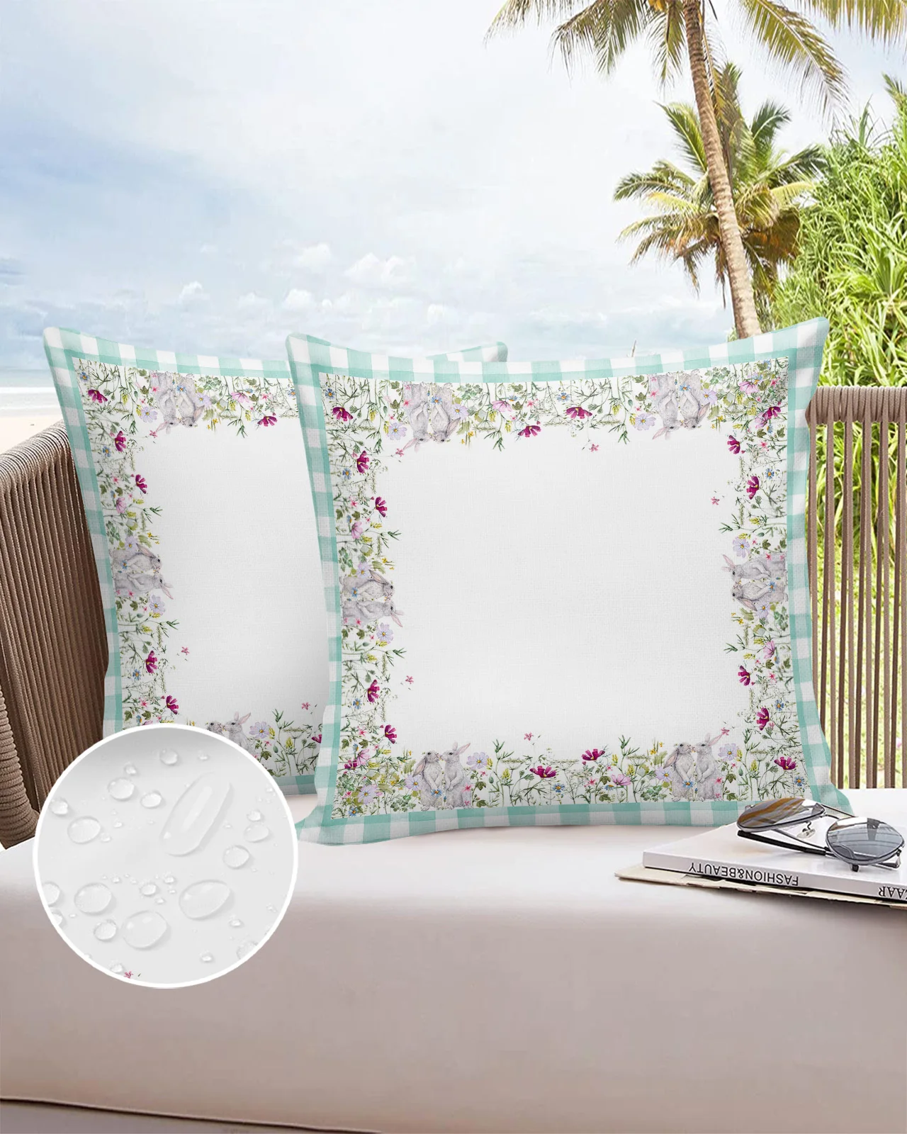 

2/4 шт., водонепроницаемые Декоративные Чехлы для диванных подушек