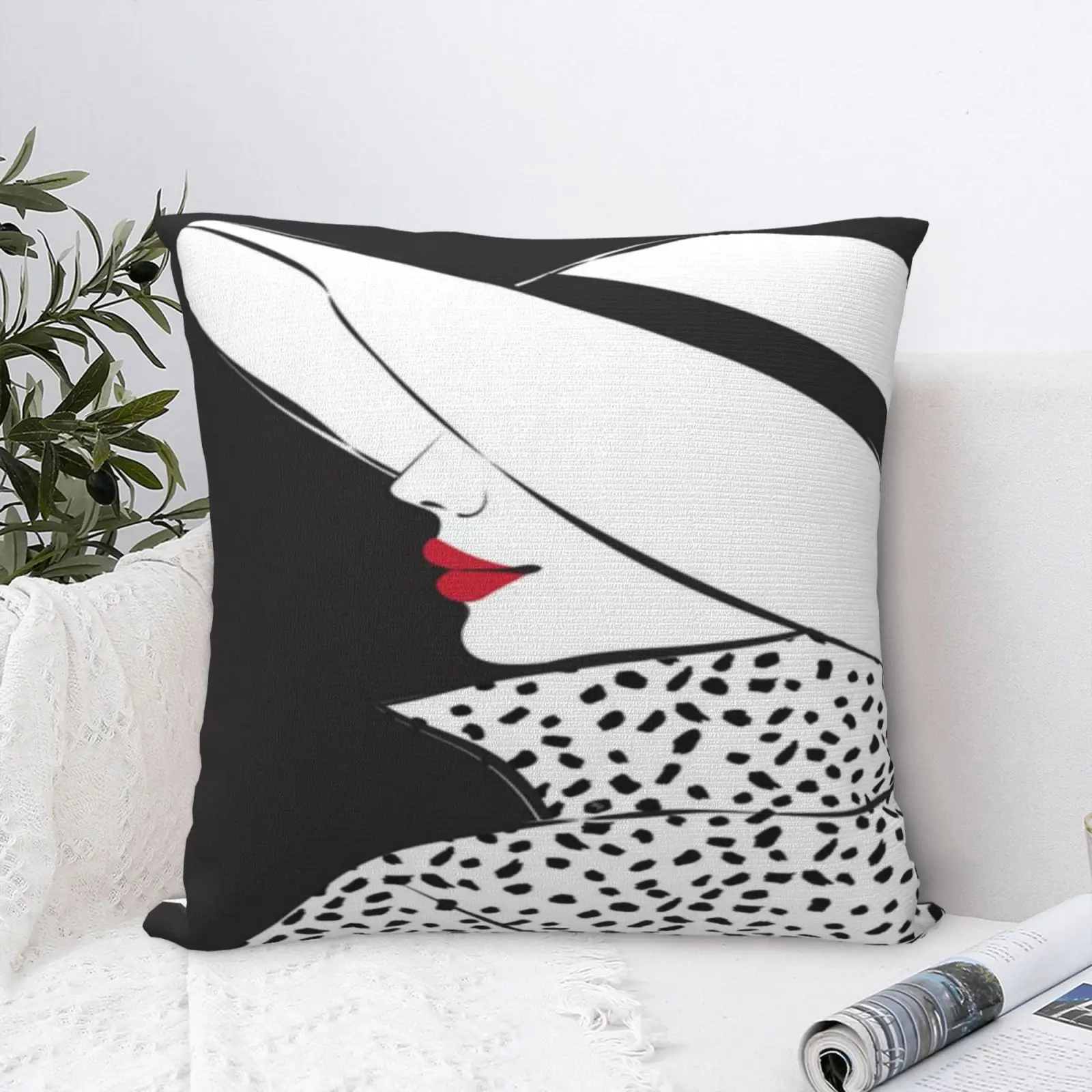 

Elegant Lady Pattern 3 Pillow Case Bed Personalized Case On The Pillow Summer Pillow Case With Zip House Home Decoration Anime