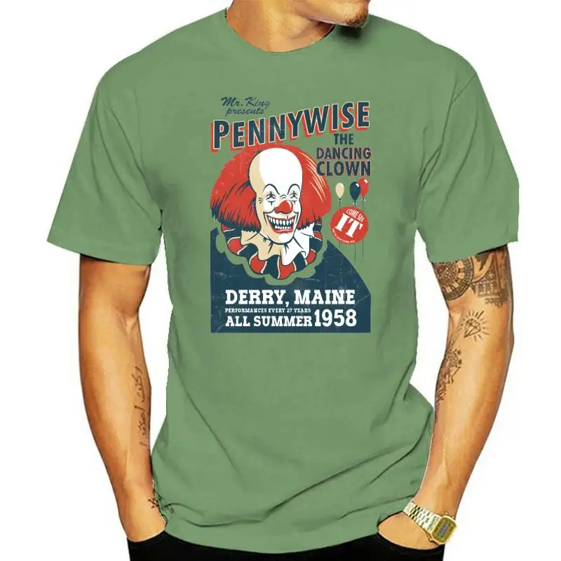 

Pennywise, танцующий клоун, футболка Pennywise, футболка
