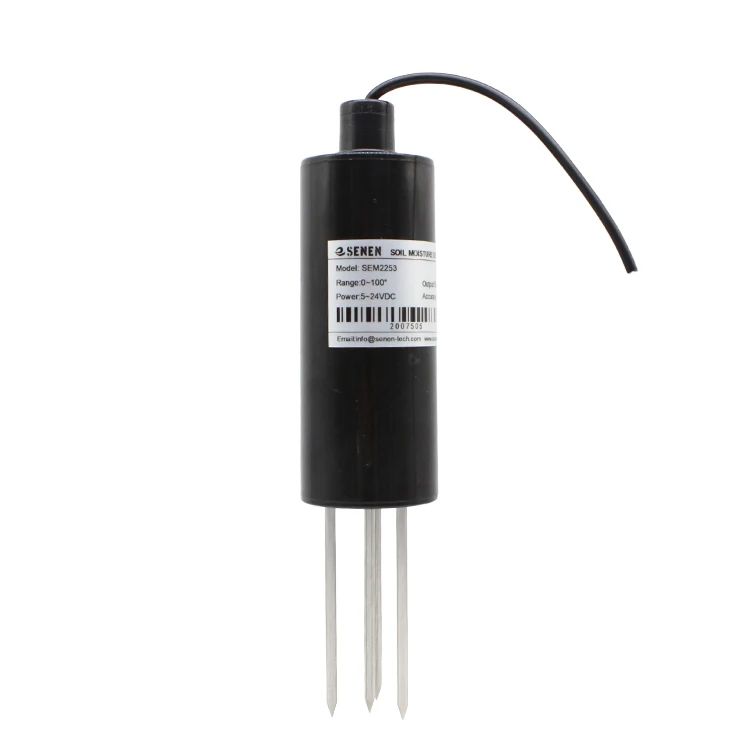 Factory Price 4-20ma RS485 Output 3 Way Soil Moisture humidity temperature Probe Sensor