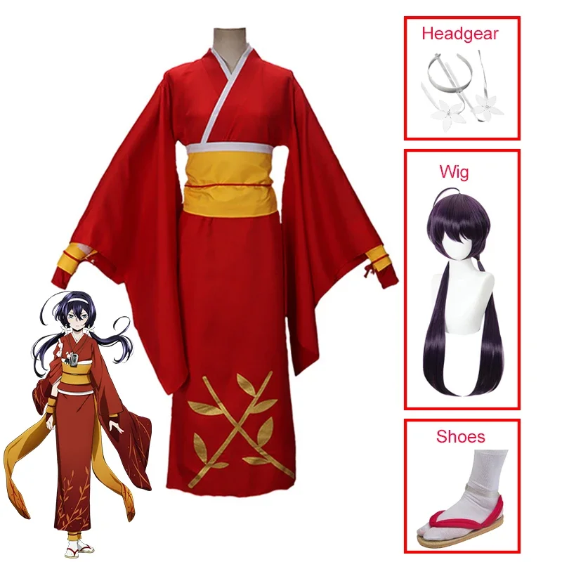Костюм для косплея из аниме бродячие псы Izumi Kyouka соломенные сандалии Хэллоуина