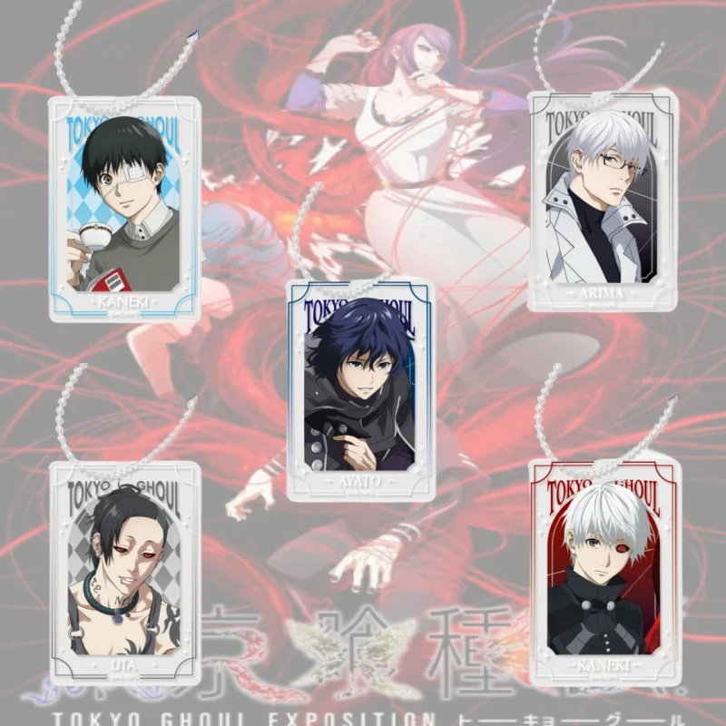 Фото Акриловые брелоки-подвески Tokyo Ghoul 6 см, аксессуары для ключей от машины, брелок для ключей, украшение для телефона/сумки, подарки №1
