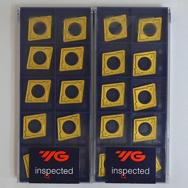 

CCMT060204-UF YG801/CCMT060208-UG YG801/CCMT09T304-UF YG801/CCMT09T308-UG YG801/CCMT120408-UG YG801, карбидная вставка CNC 10 шт./кор.