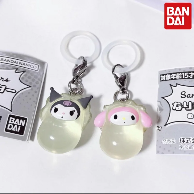 Фото Брелоки-сюрпризы Bandai Sanrio Hapidanbui Gashapon: милые Хангёдон, Тукседо Сэм, Кероппи, Почакко, Бад Бадц-Мару для сумок и рюкзаков №2