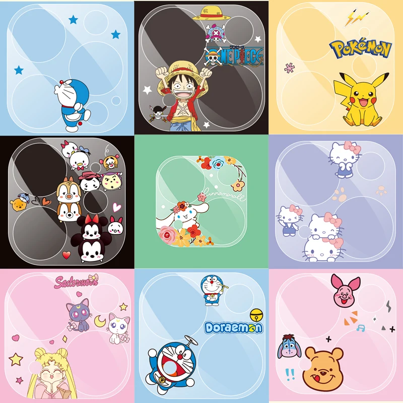 

Кавайная циннамоловая пленка для объектива телефона Iphone, закаленная пленка для Iphone11 12 13Mini Pro Max, защита телефона, аксессуары для задней камер...