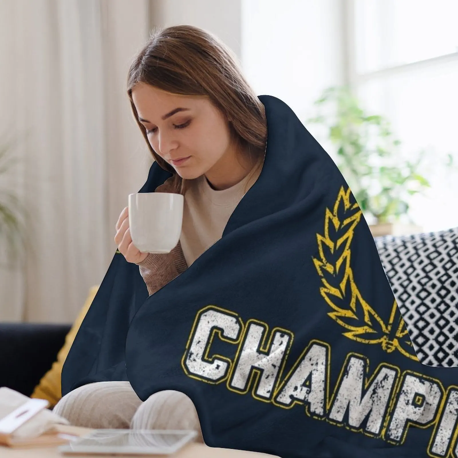 Одеяло Jimmy Jab Games Champion Красивые дизайнерские идеи подарков на День святого