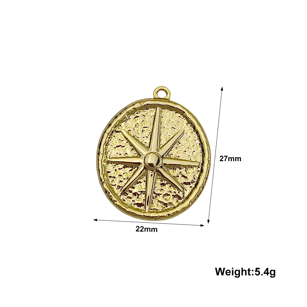

Premium Round Pendant Sun Light Fashion Necklace Non-Flat Pendant DIY Jewelry Accessories Popular Accessories Wholesale