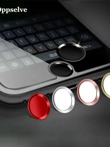 Защитный колпачок для клавиатуры Touch ID Home, для iPhone 8, 6, 6s Plus, с поддержкой идентификации по отпечатку пальца