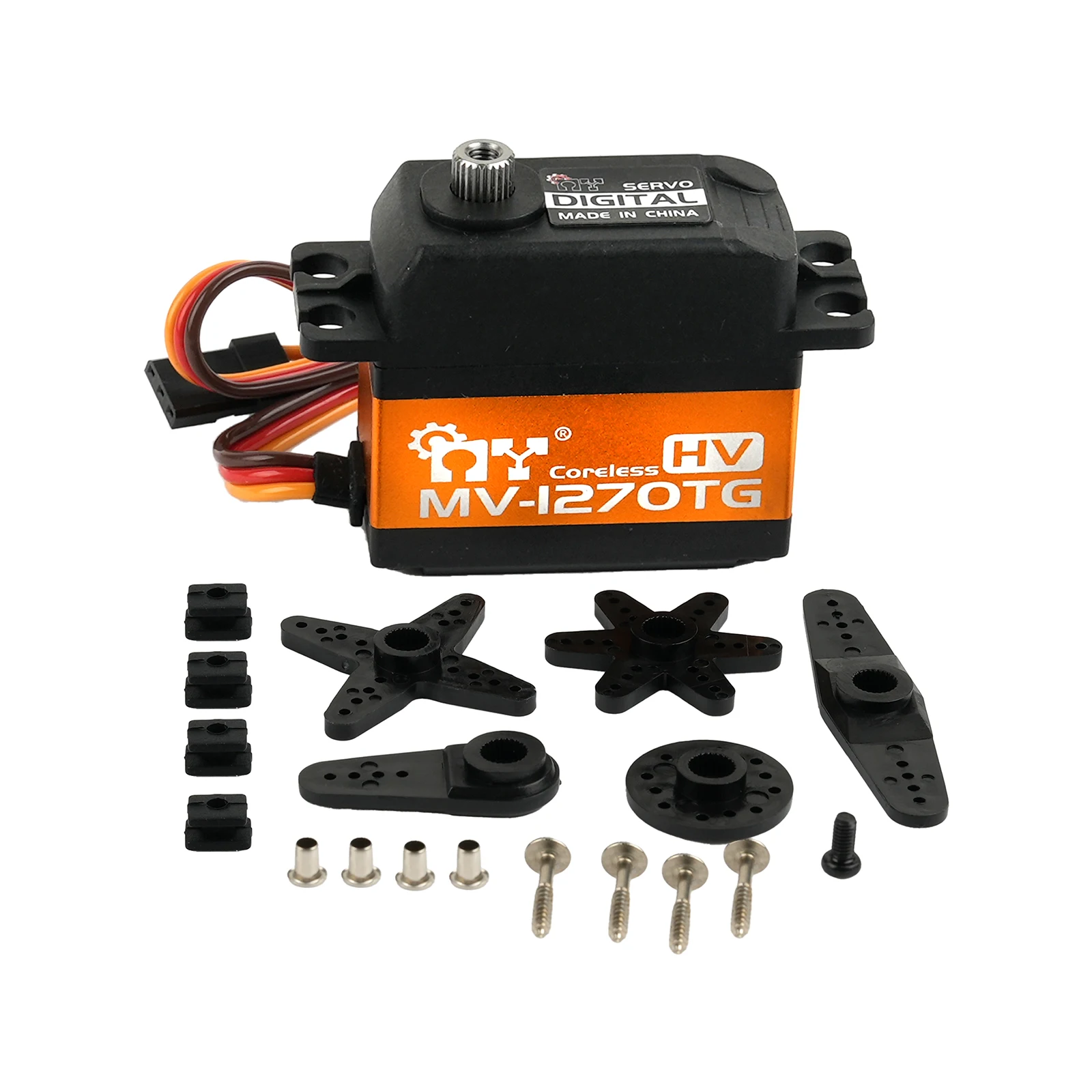 MV-1270TG HV 35 кг.см Бессердечный цифровой сервопривод Стандартный двигатель