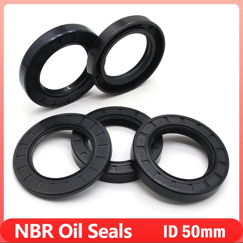 

Черные сальники NBR ID 50 мм