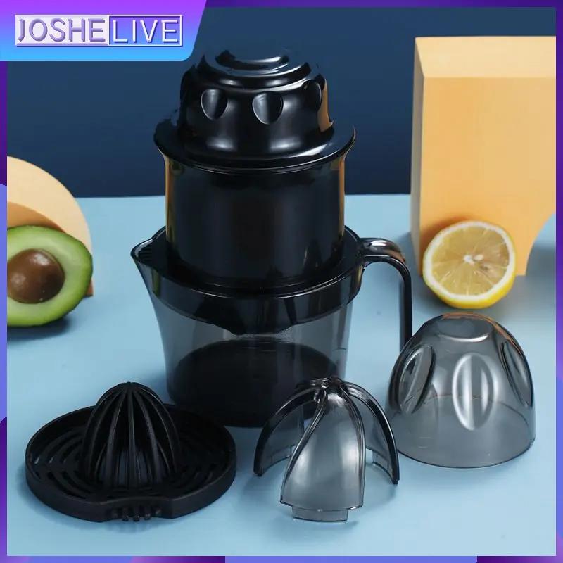 

Portable Lemon Orange Manual Fruit Juicer Juice Squeezer Fruit Juicer With Built-in Measuring Cup And Grater Kitchen Accessories